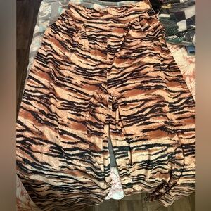 Dressed in Lala tiger pants